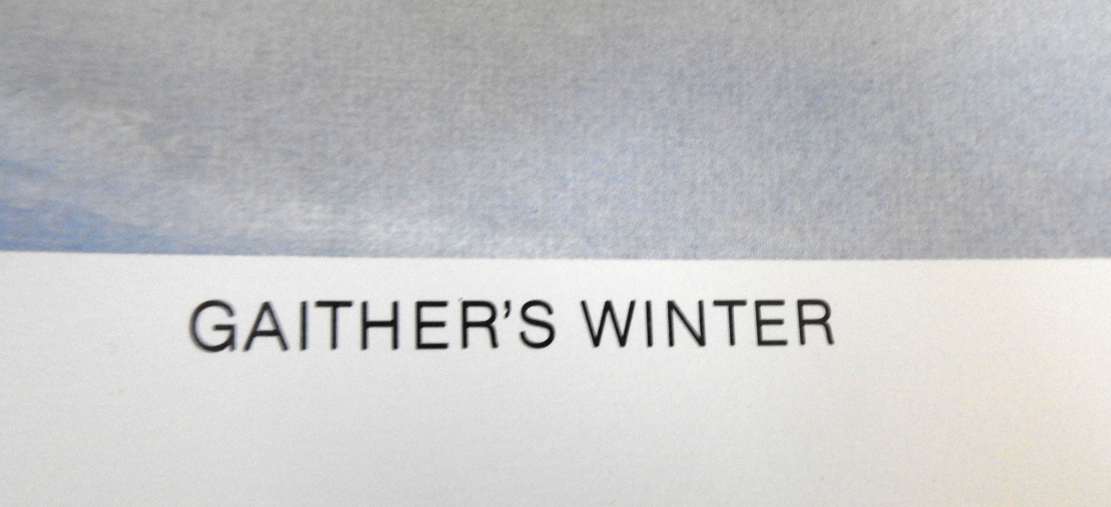 Gaither's Winter Art Signed Limited Prints by Tom Stine