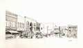 Hickory Downtown Art Print by Tom Stine